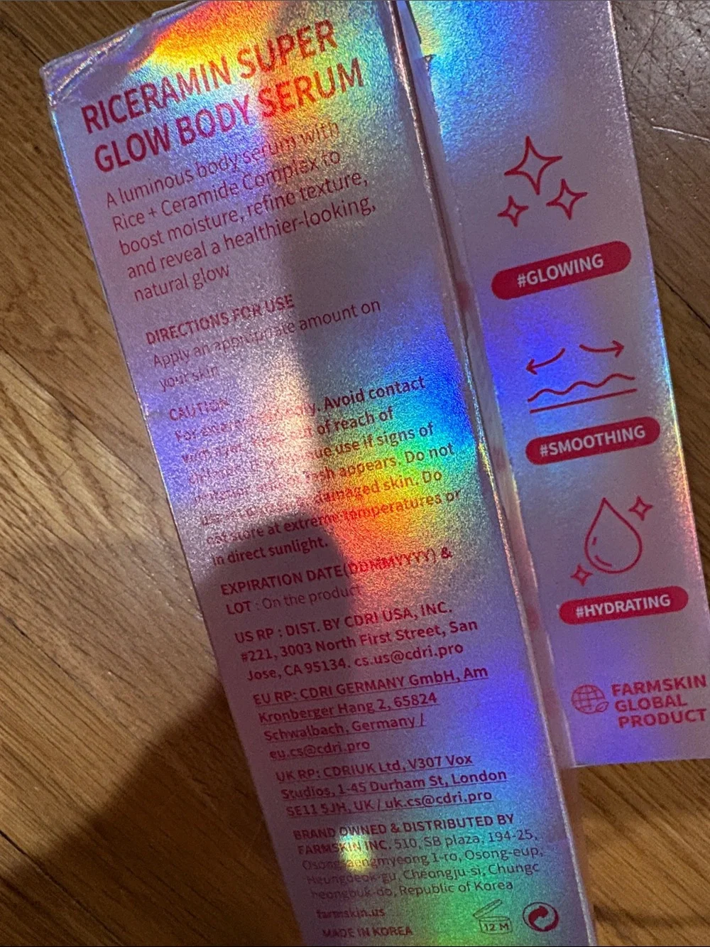 Ricermanin Super Glow Body Serum - new sealed